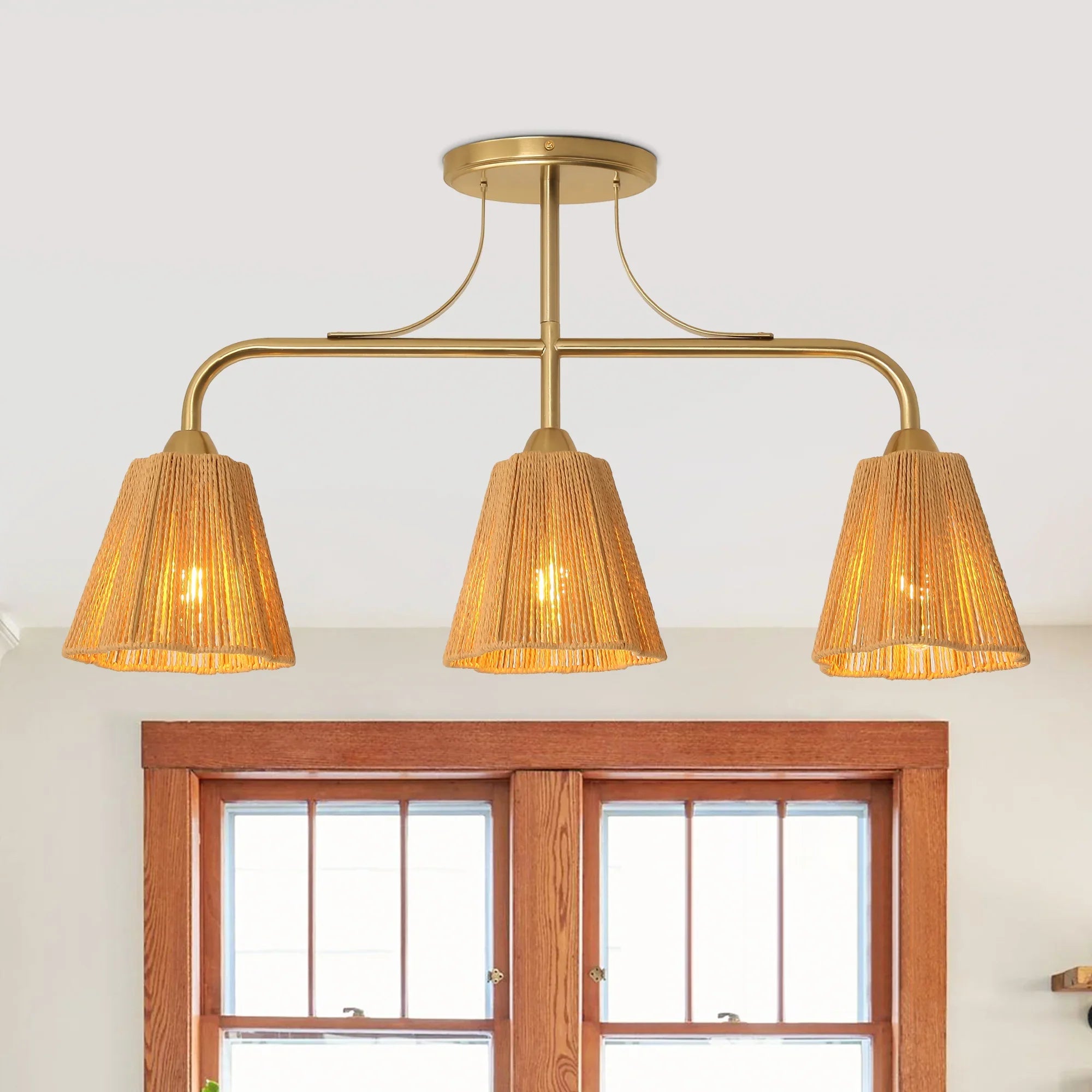 30 Inch Paddy 3-Light Chandelier