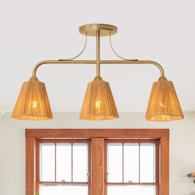 30 Inch Paddy 3-Light Chandelier