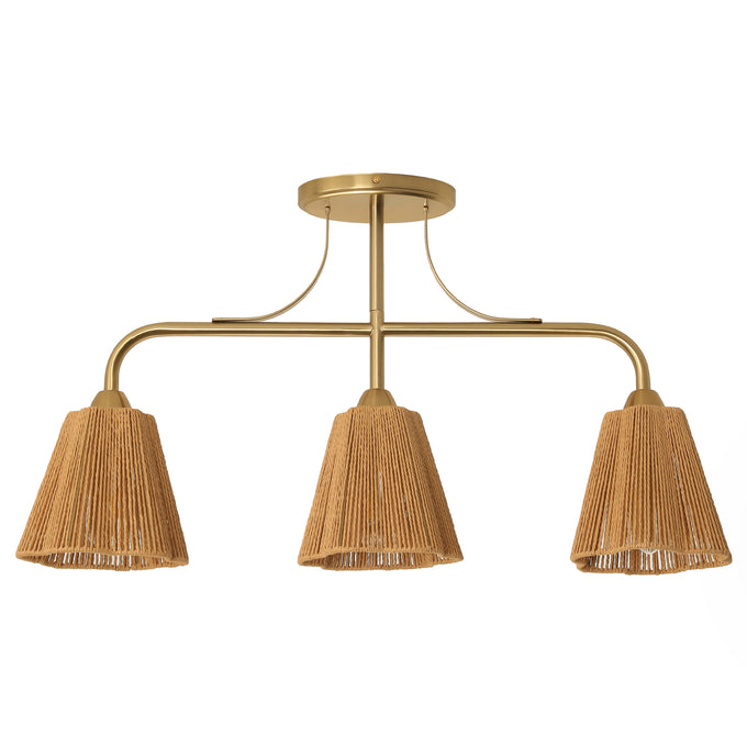 30 Inch Paddy 3-Light Chandelier