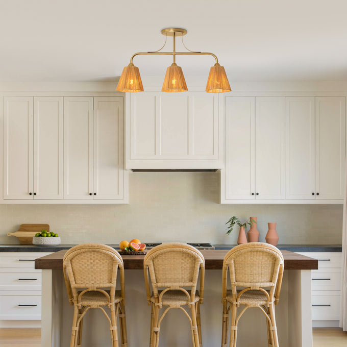 30 Inch Paddy 3-Light Chandelier