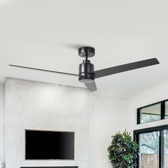 Ventilador de techo de 54" con motor de CC de 3 aspas y control remoto