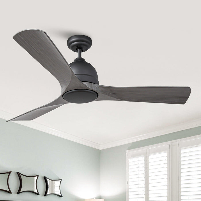 Ventilador de techo industrial LED de 54" con 3 aspas y control remoto
