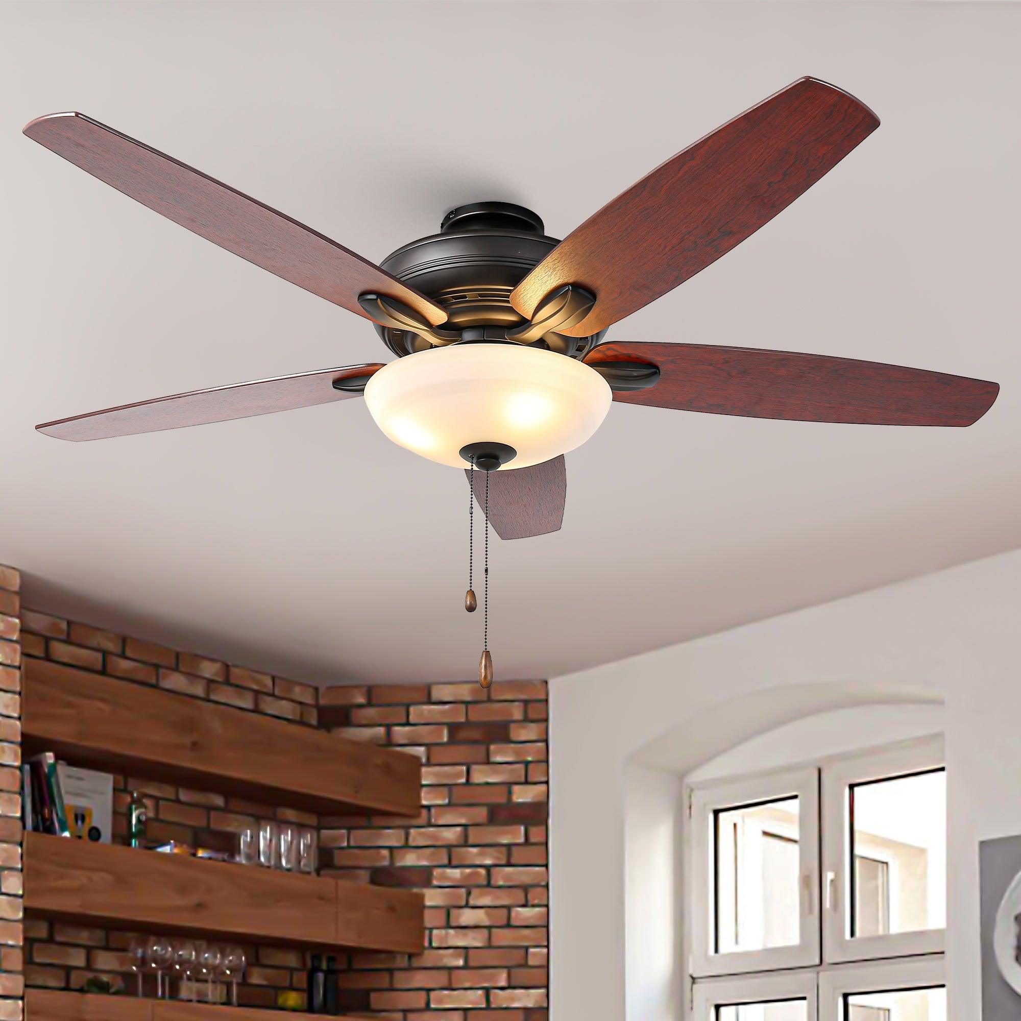 Ventilador de techo tradicional de 52