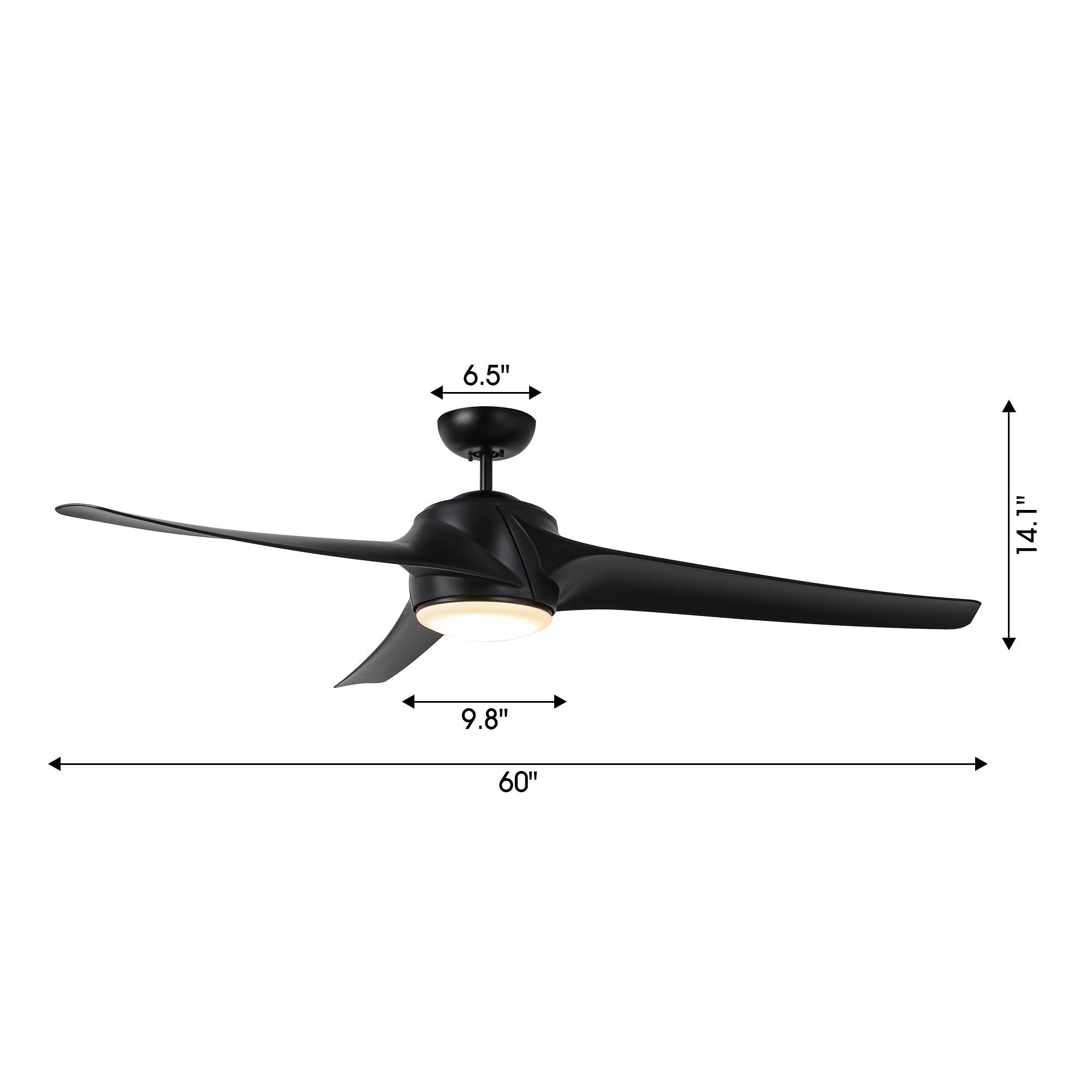 Ventilador de techo de 60