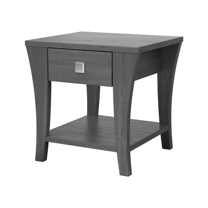 Mesa auxiliar Amity de Furniture of America, gris