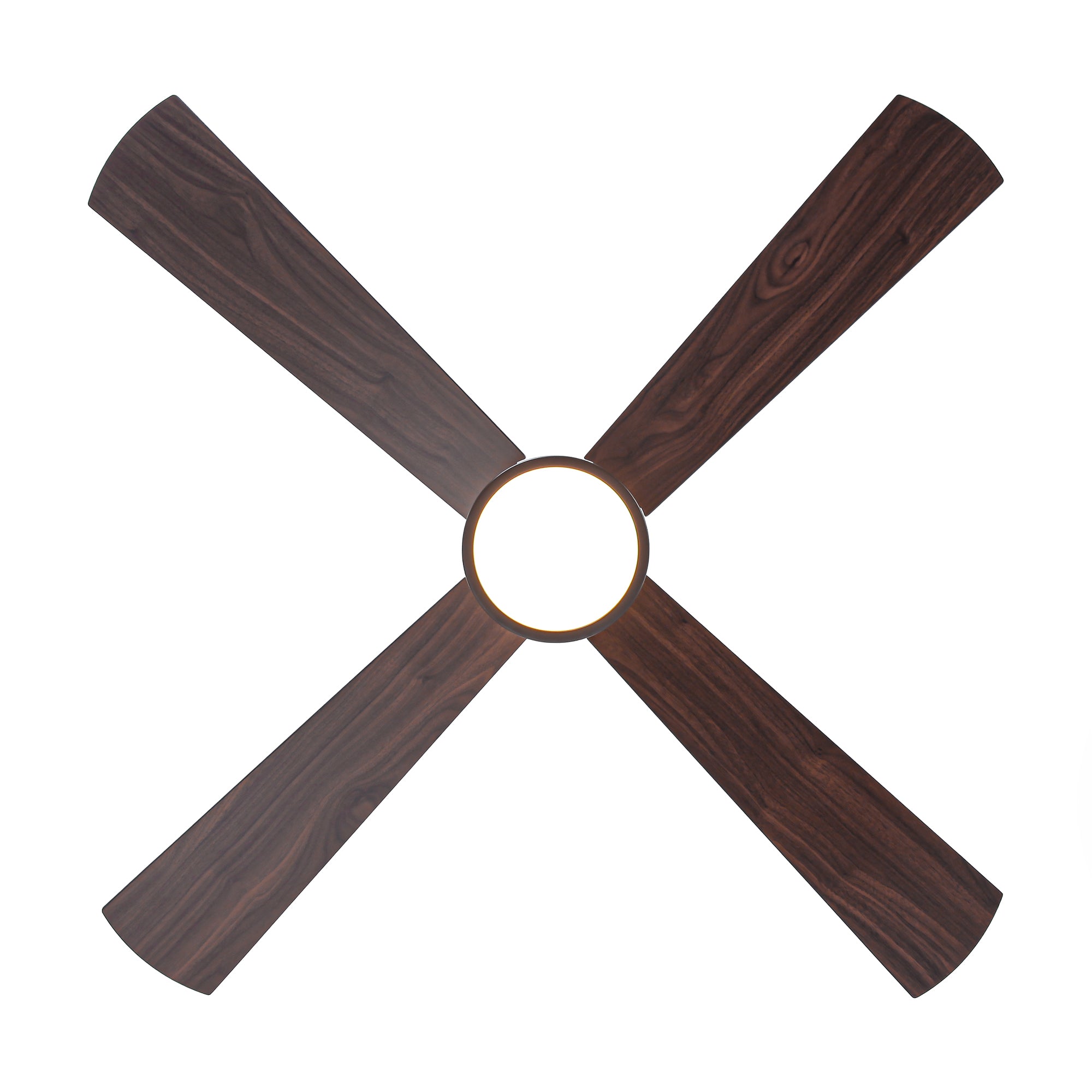 52 Inch Bucholz Industrial Dimmable RGB LED Ceiling Fan with Remote and APP Control