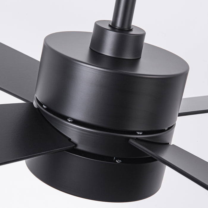 52 Inch Bucholz Industrial Dimmable RGB LED Ceiling Fan with Remote and APP Control
