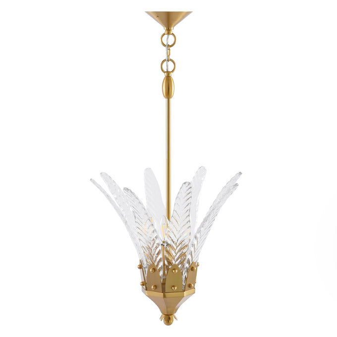 17 Inch Vito 3-Light Feather-shaped Island Pendant Light