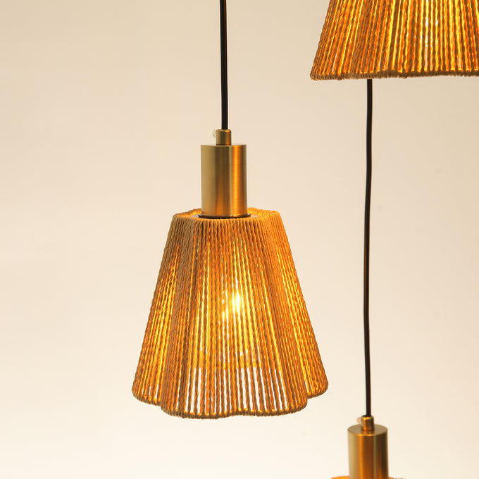 15 Inch Merle 3-Light Pendant Light