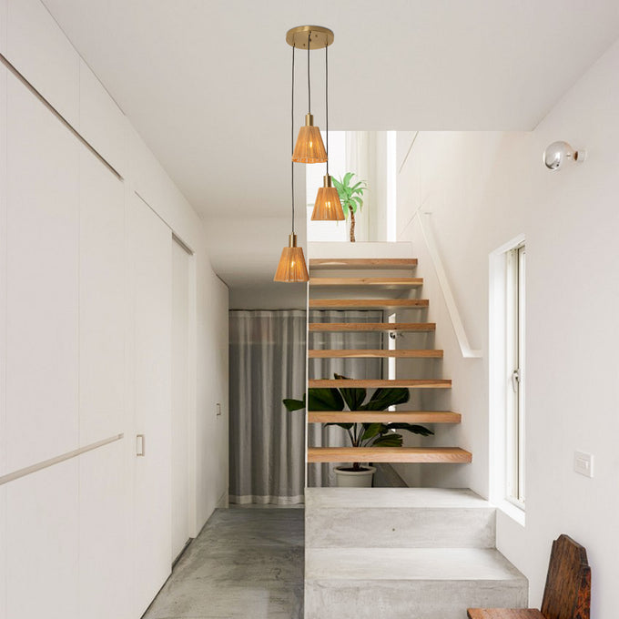 15 Inch Merle 3-Light Pendant Light