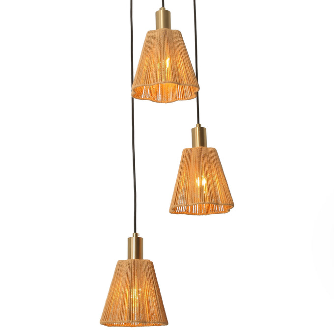 15 Inch Merle 3-Light Pendant Light