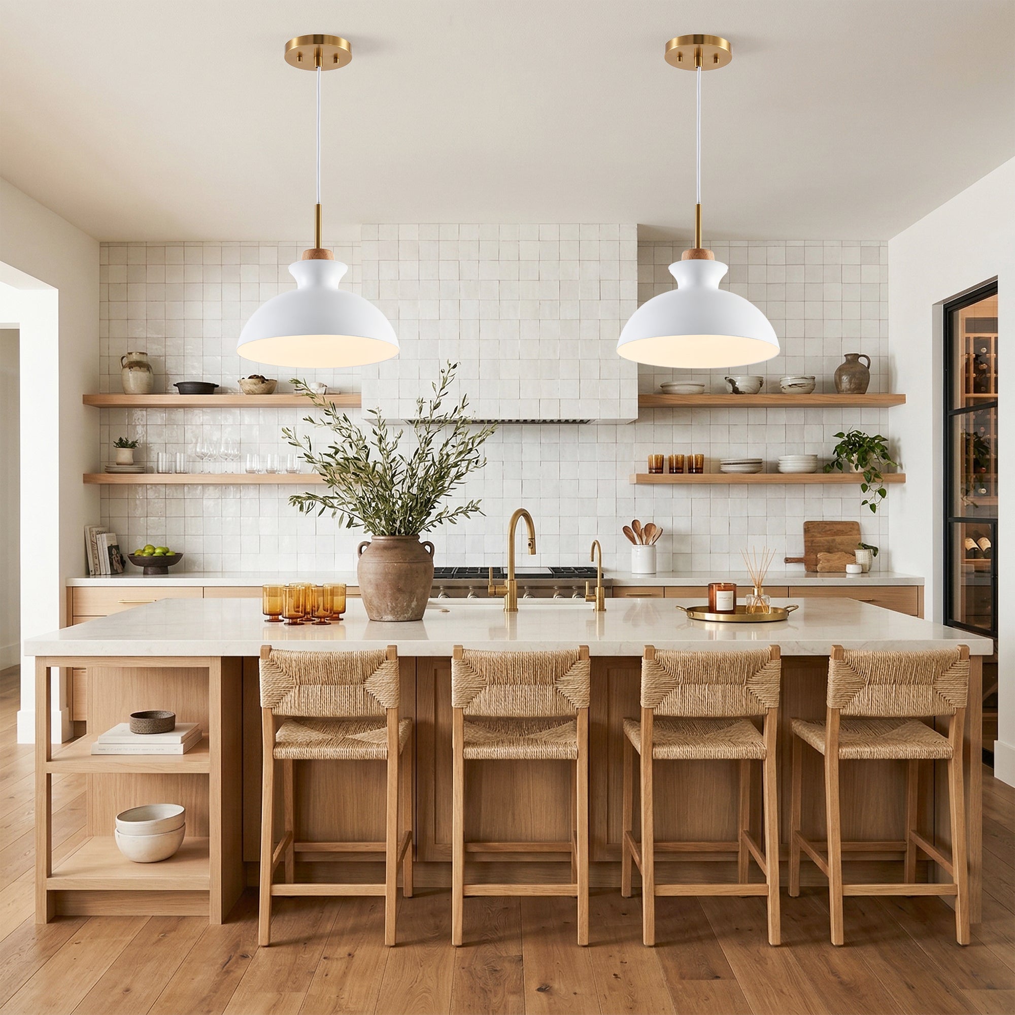 Boris 1-Light Island Pendant Light