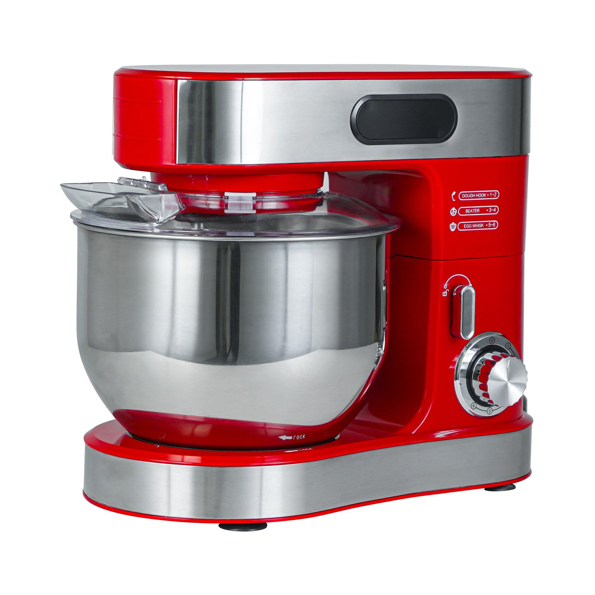 Parrot Uncle Kitchen Stand Mixer with Mixing Bowl, Dough Hook, Egg Whisk & Mixing Blade