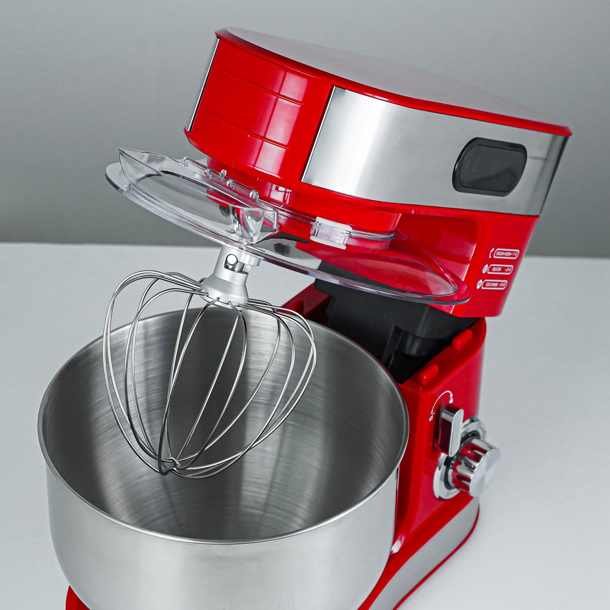 Parrot Uncle Kitchen Stand Mixer with Mixing Bowl, Dough Hook, Egg Whisk & Mixing Blade