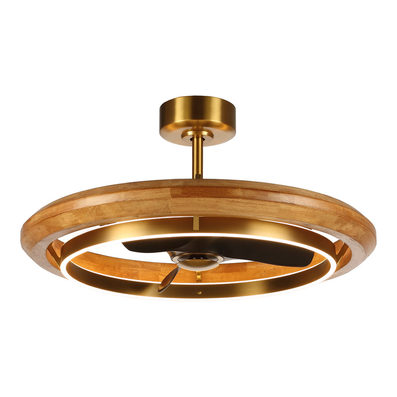 33 Inch Quinn Electroplated Antique Bronze Downrod Mount Luxury LED Fandelier