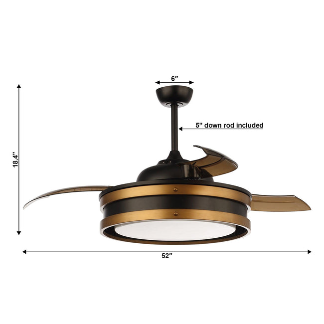 Ventilador inteligente Cochin de 52
