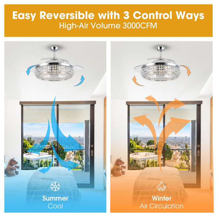 52" Mumbai Smart Fan with Light Kit and Remote Control
