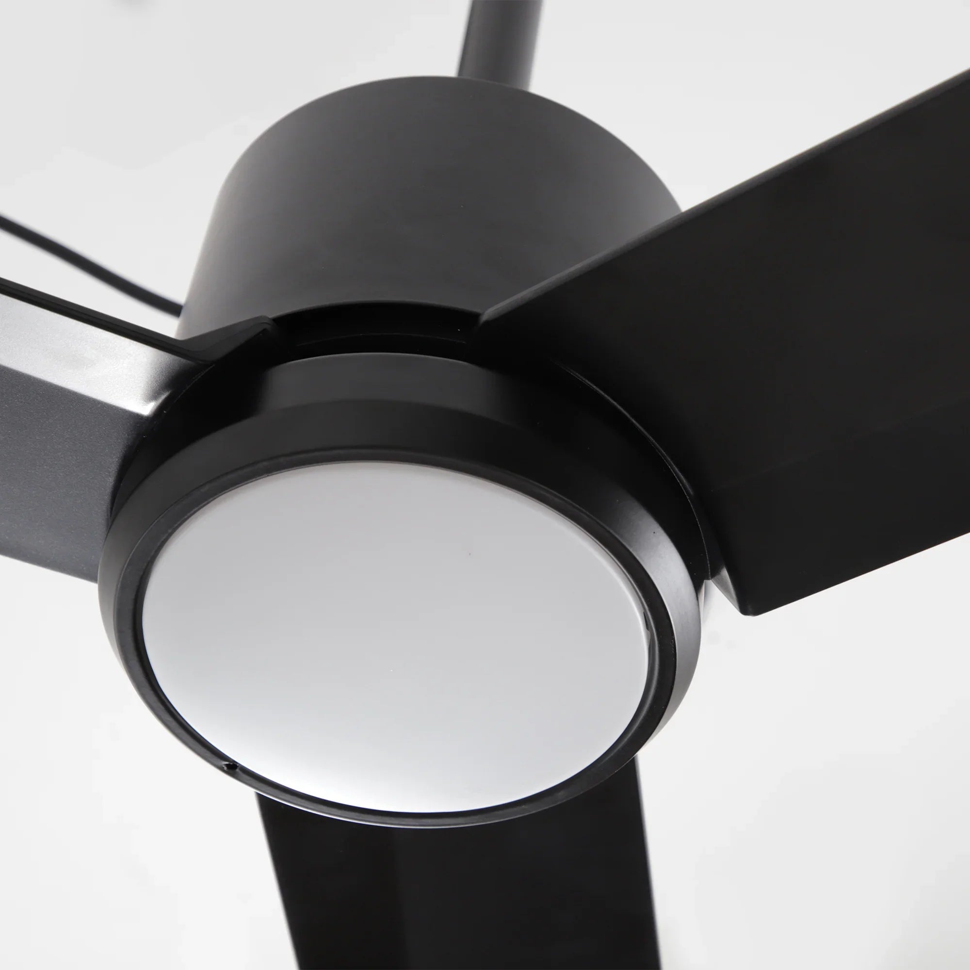42 Inch Rhine Indoor/Wet Outdoor IP65 Black Anywhere Waterproof Ceiling Fan with LED Light and Convenient Hanging Hook