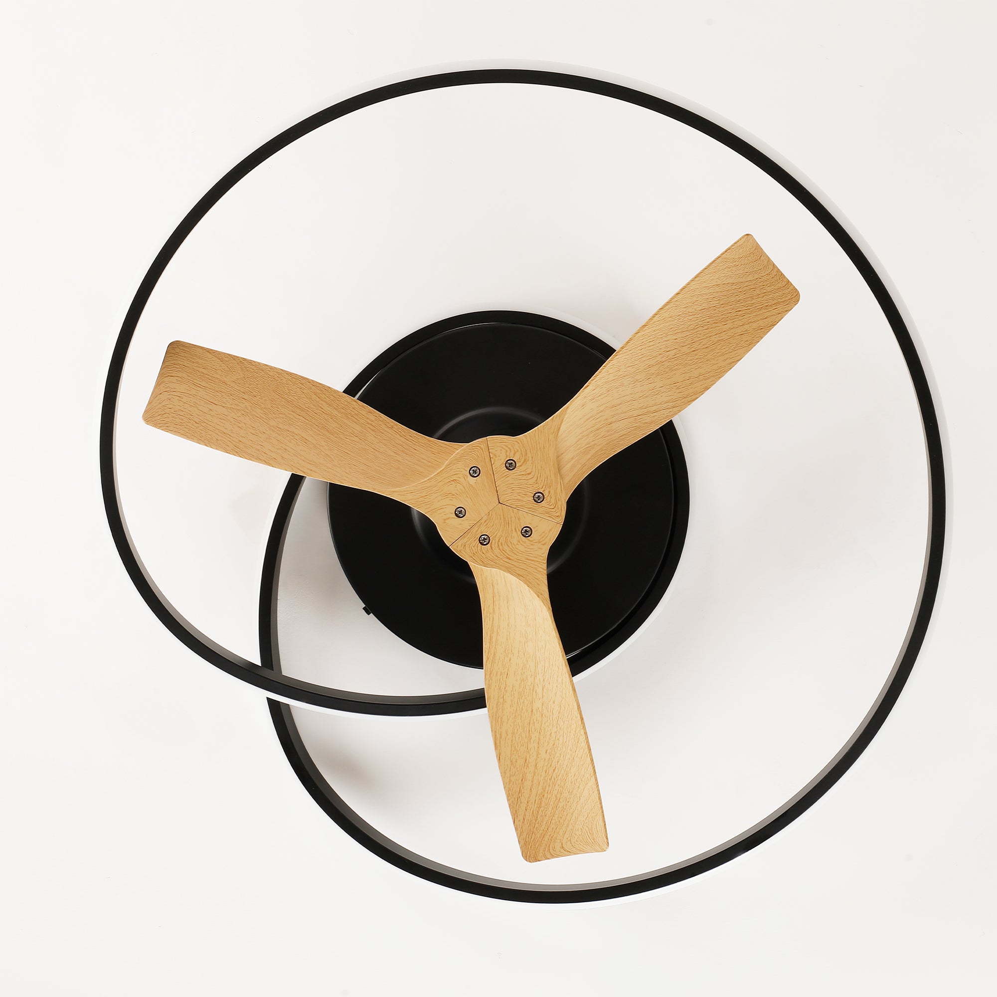 31" Ocean Flush Mount LED Ceiling Fan with Remote Control