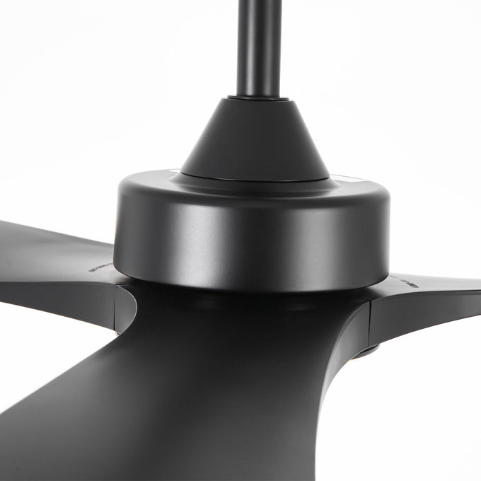 Ventilador de techo moderno Alexi DC de 60 pulgadas con motor y varilla descendente y luz LED