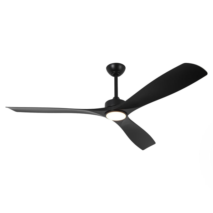 Ventilador de techo moderno Alexi DC de 60 pulgadas con motor y varilla descendente y luz LED