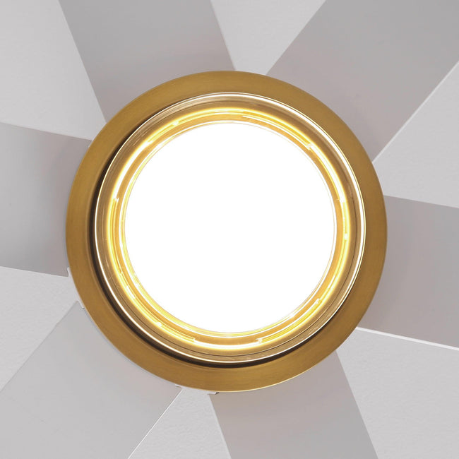 Ventilador de techo moderno Kama de 54 pulgadas con montaje en varilla, control remoto y luz LED
