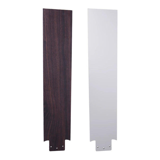 Ventilador de techo moderno de 52 pulgadas con aspas de doble cara y montaje en barra con luz LED principal y lateral