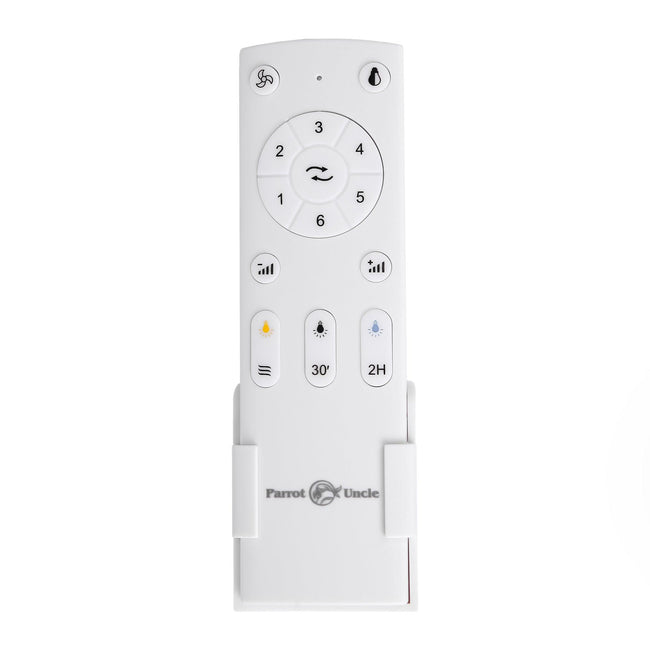 Ventilador de techo Dinah de 52 pulgadas con montaje en varilla, moderno, con control remoto y luz LED