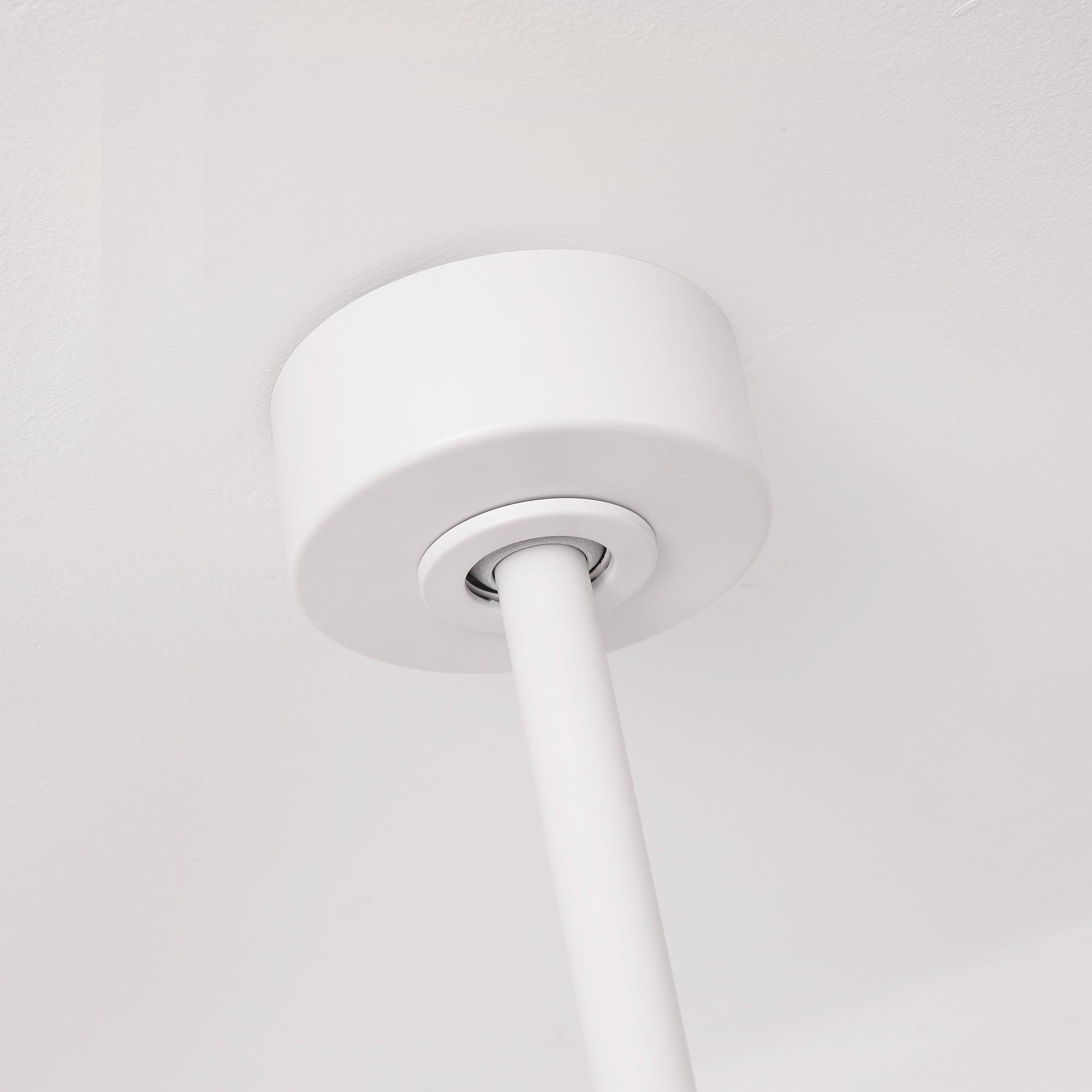 Ventilador de techo Dinah de 52 pulgadas con montaje en varilla, moderno, con control remoto y luz LED