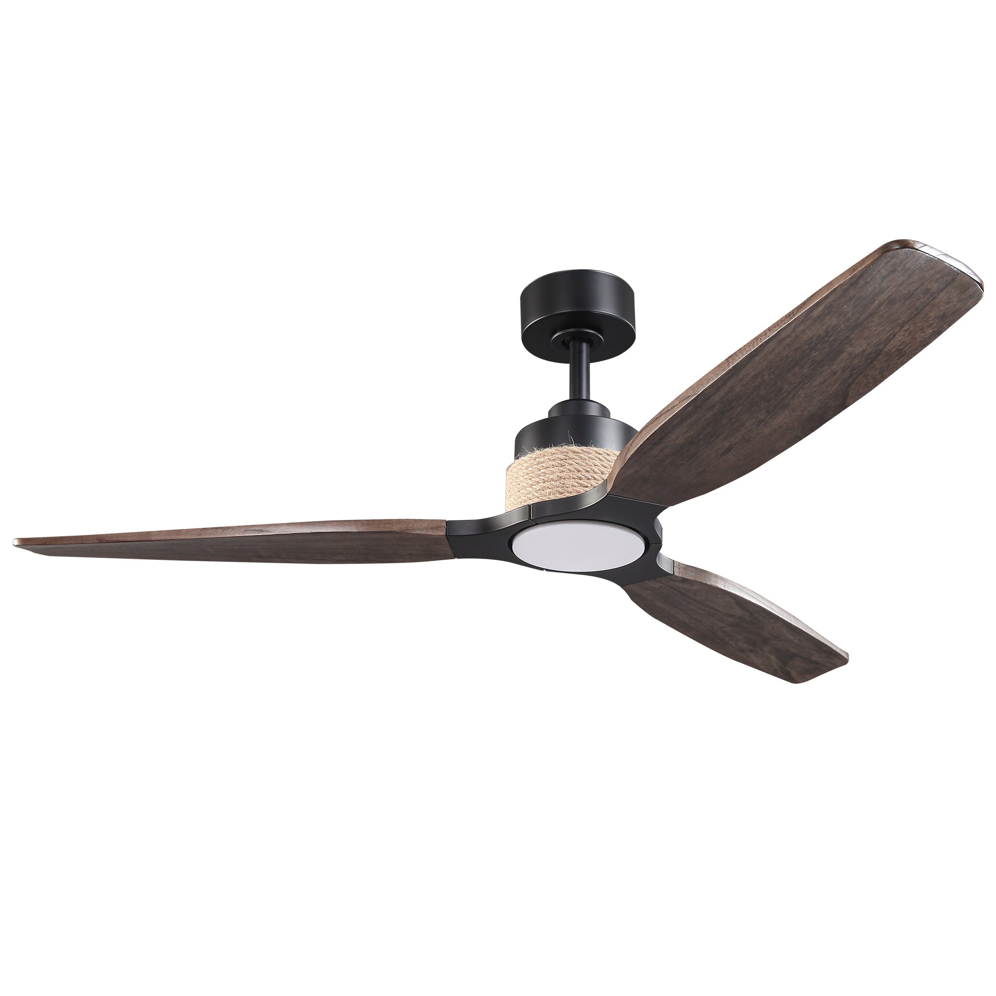 56 Inch Louise Downrod Mount LED Ceiling Fan with Remote Control