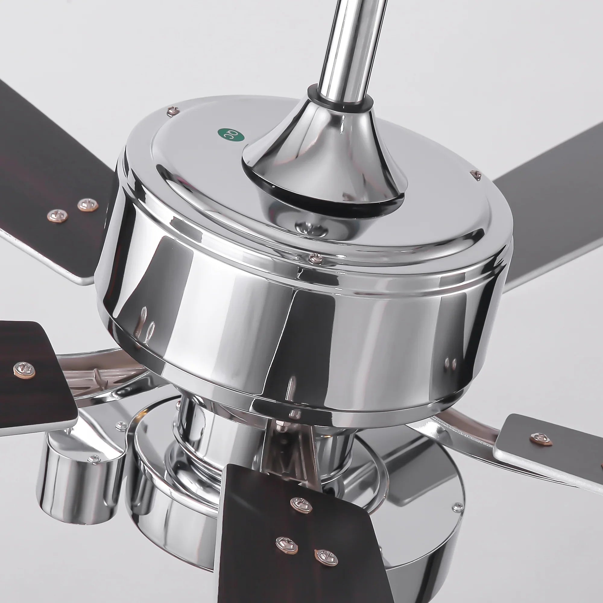 52 Inch Arlen Double-sided Blades Downrod Mount LED Ceiling Fan with Remote Control