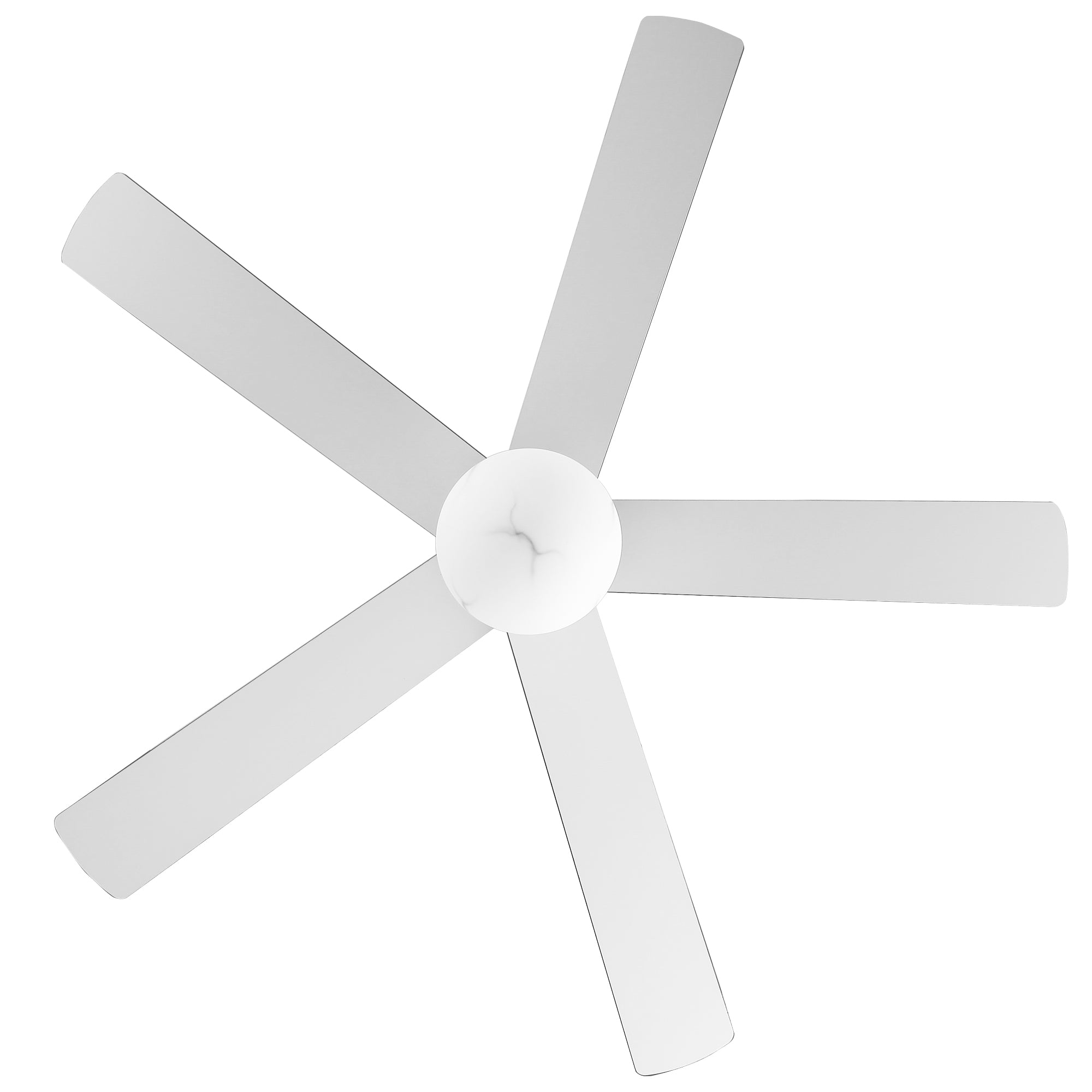 52 Inch Fanny Double-sided Blades Flush Mount LED Ceiling Fan with Remote Control