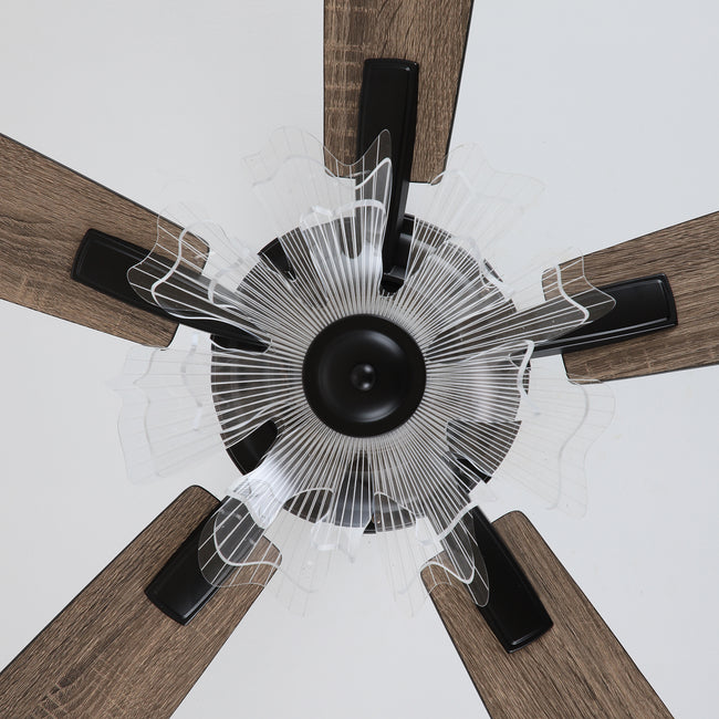 52 Inch Rory Modern Downrod Mount LED Ceiling Fan with Remote Control