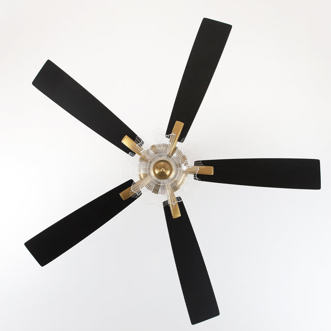 52 Inch Rory Modern Downrod Mount LED Ceiling Fan with Remote Control
