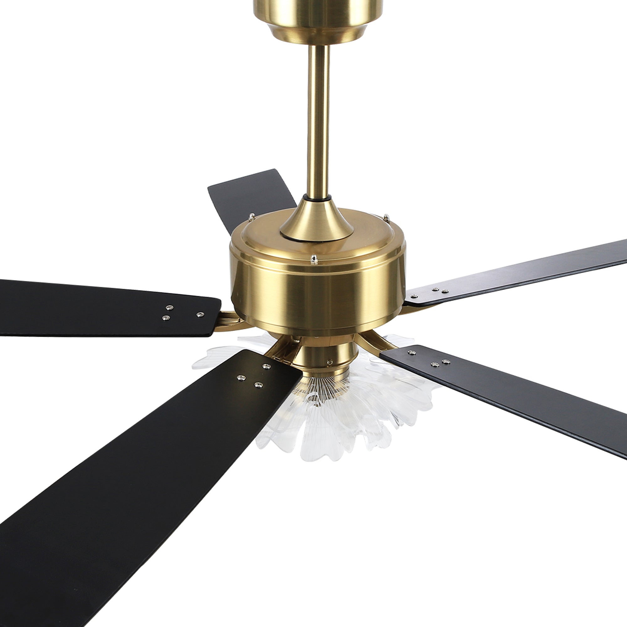 52 Inch Rory Modern Downrod Mount LED Ceiling Fan with Remote Control