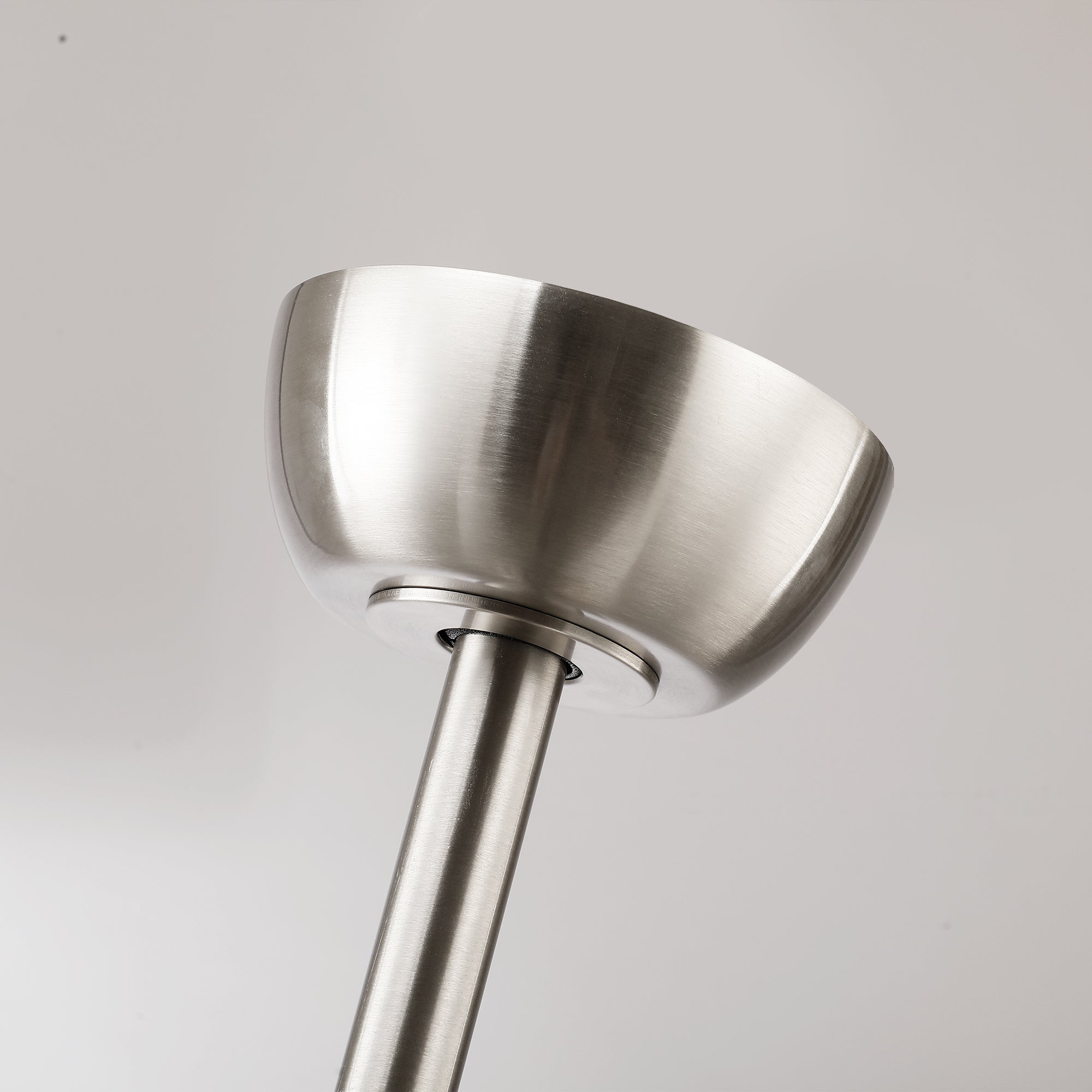 52 Inch Archer Modern Satin Nickel Ceiling Fan with Light & Remote Control