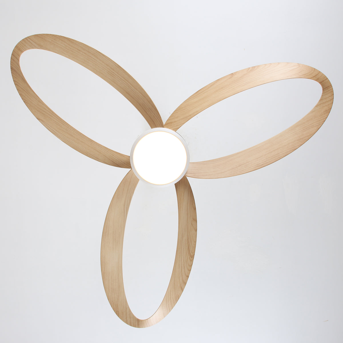 42-Inch 52-Inch Modern Loop-Blade LED Ceiling Fan