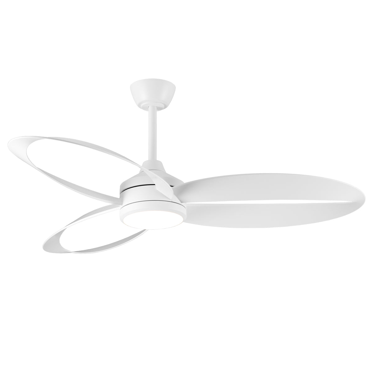 42-Inch 52-Inch Modern Loop-Blade LED Ceiling Fan