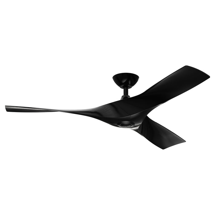 52" Wesley Industrial DC Motor Downrod Mount Reversible Ceiling Fan with Remote Control