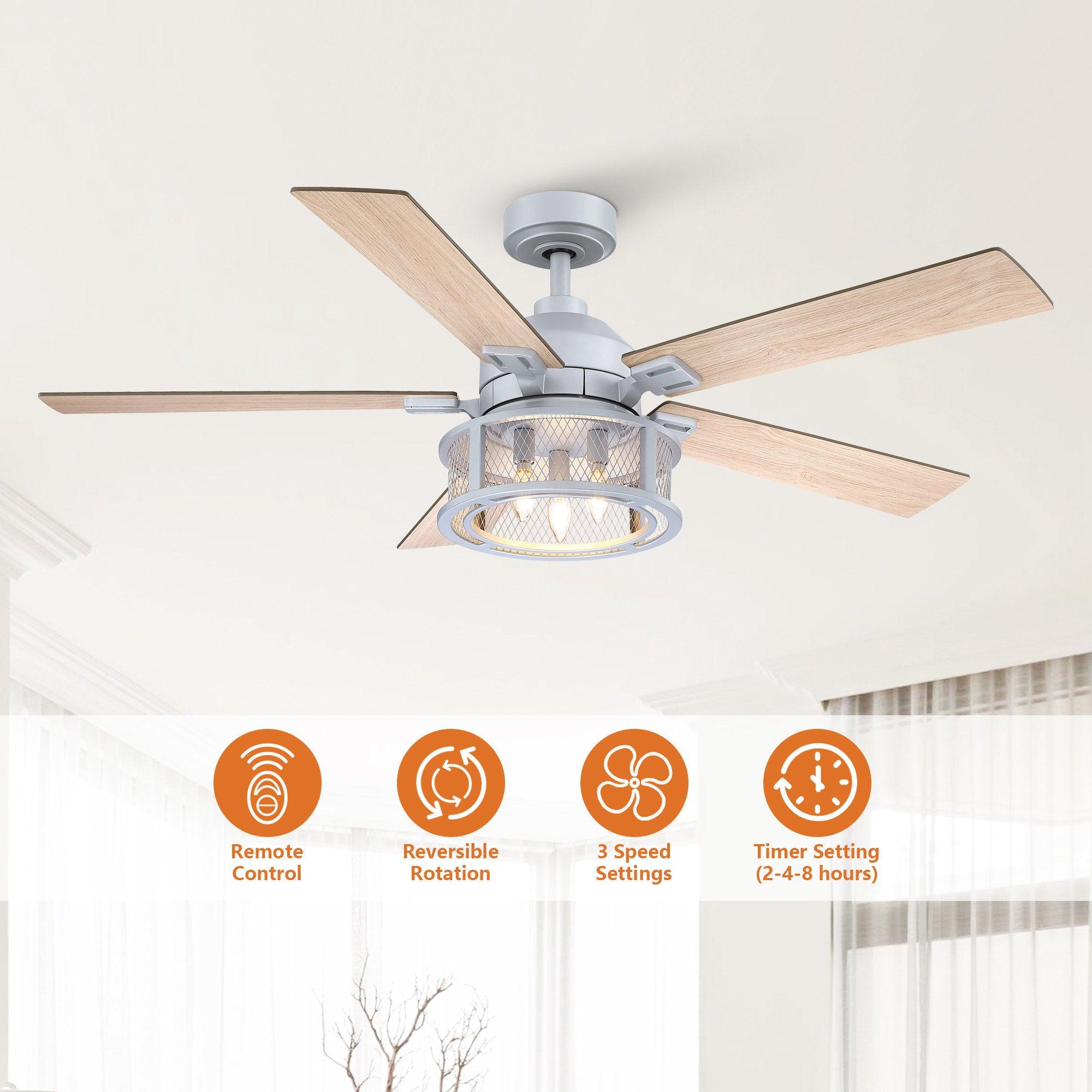 Ventilador de techo reversible industrial Lucknow de 52