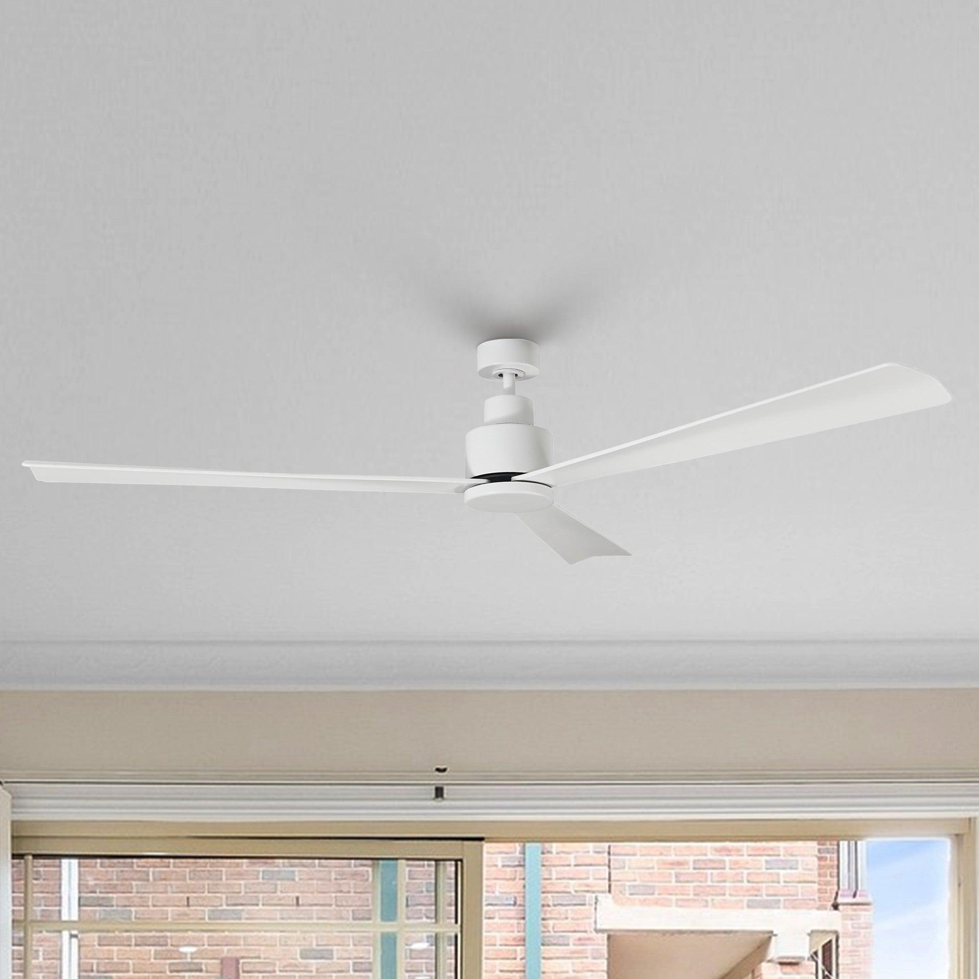 Ventilador de techo industrial Zelda de 52" con control remoto