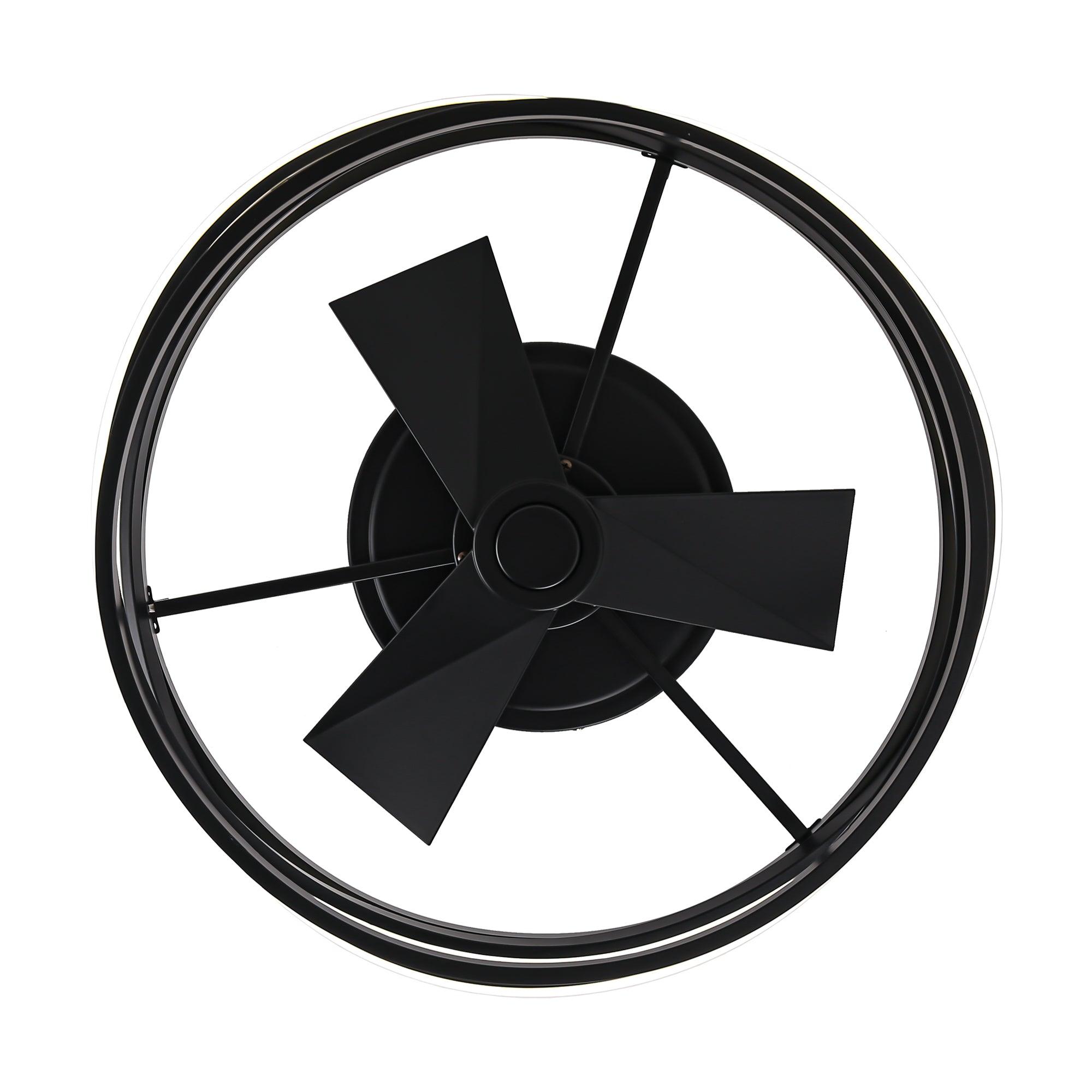 Ventilador de techo reversible Preen industrial de 20" con montaje empotrado