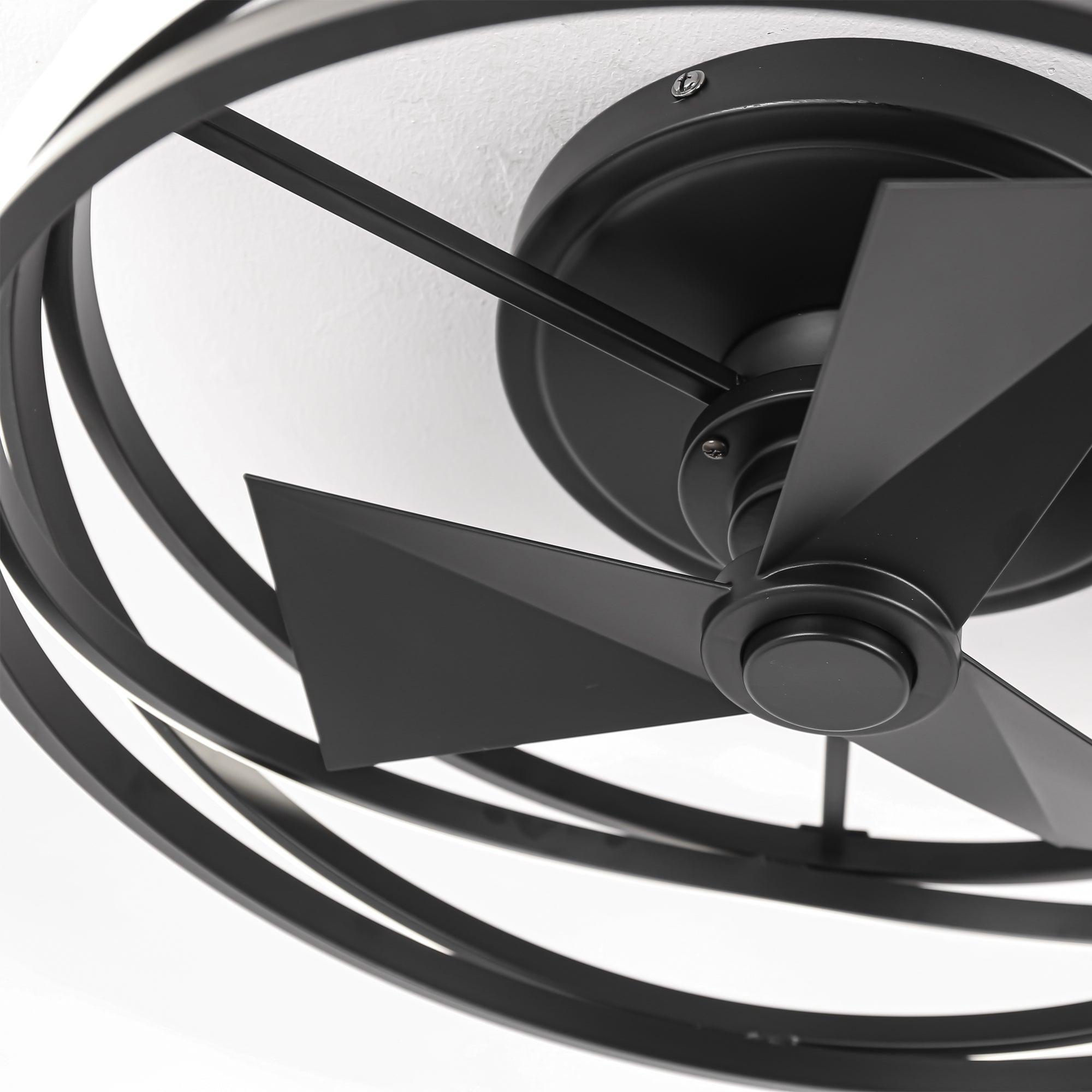 Ventilador de techo reversible Preen industrial de 20" con montaje empotrado