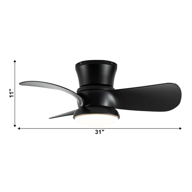 Ventilador de techo reversible Mazon de 31