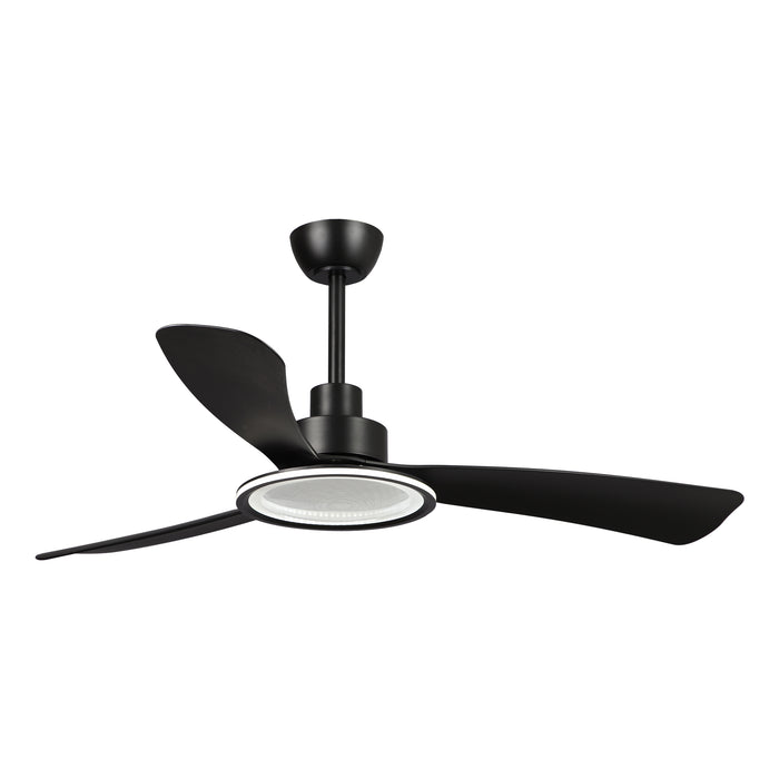 52" Bohemian Industrial DC Motor Downrod Mount Reversible Ceiling Fan with Lighting and Remote Control