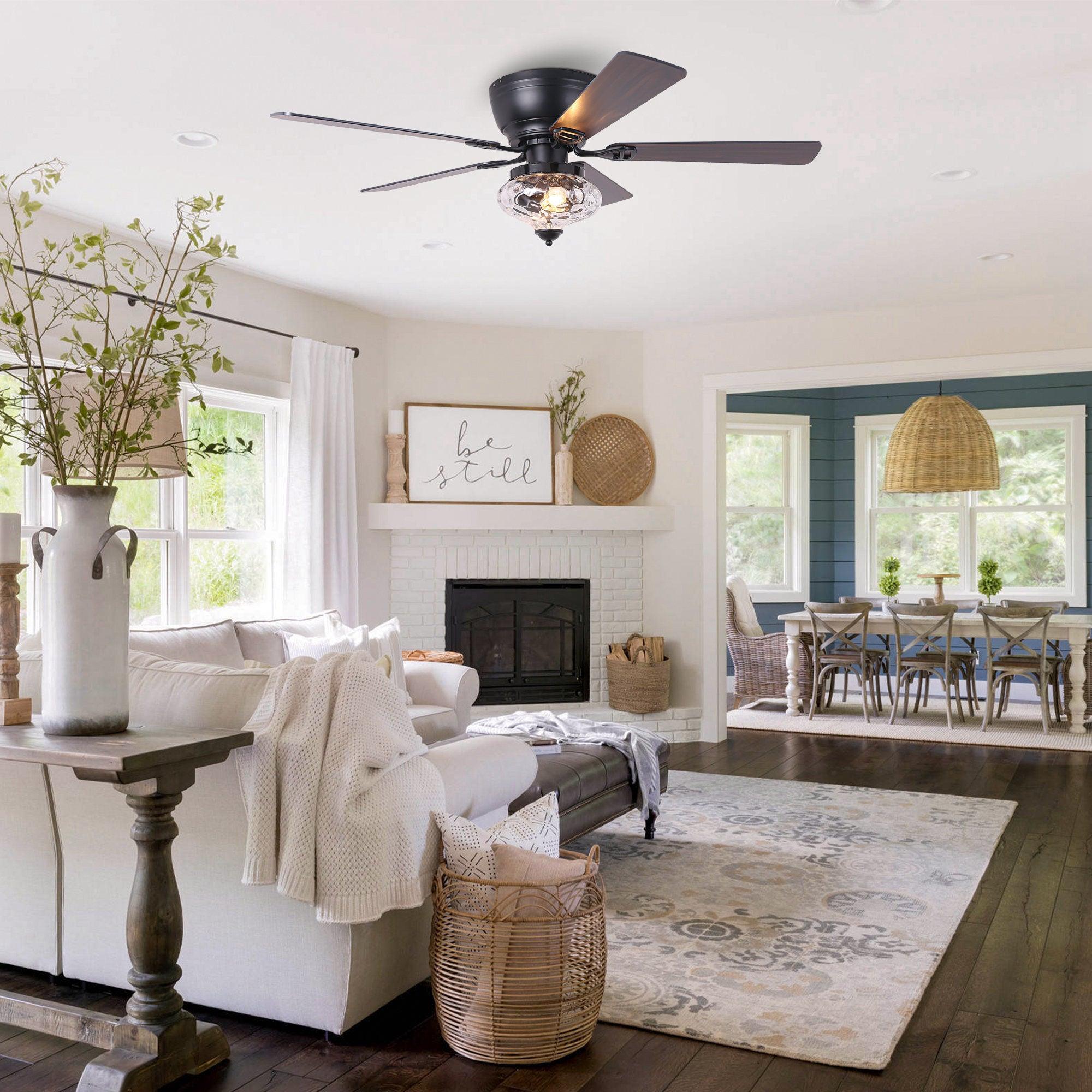 Ventilador de techo moderno de 52