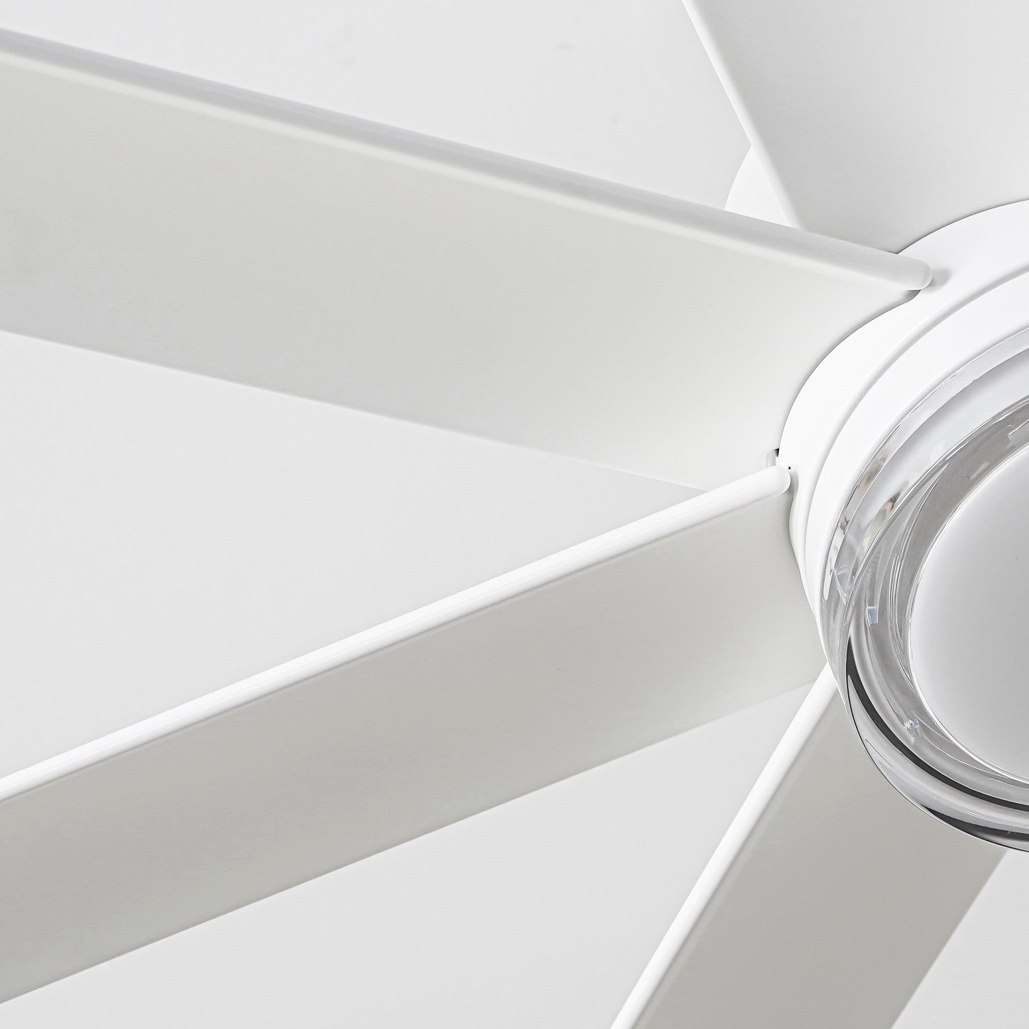 Ventilador inteligente moderno Daugava de 72 pulgadas con montaje en barra y luz LED