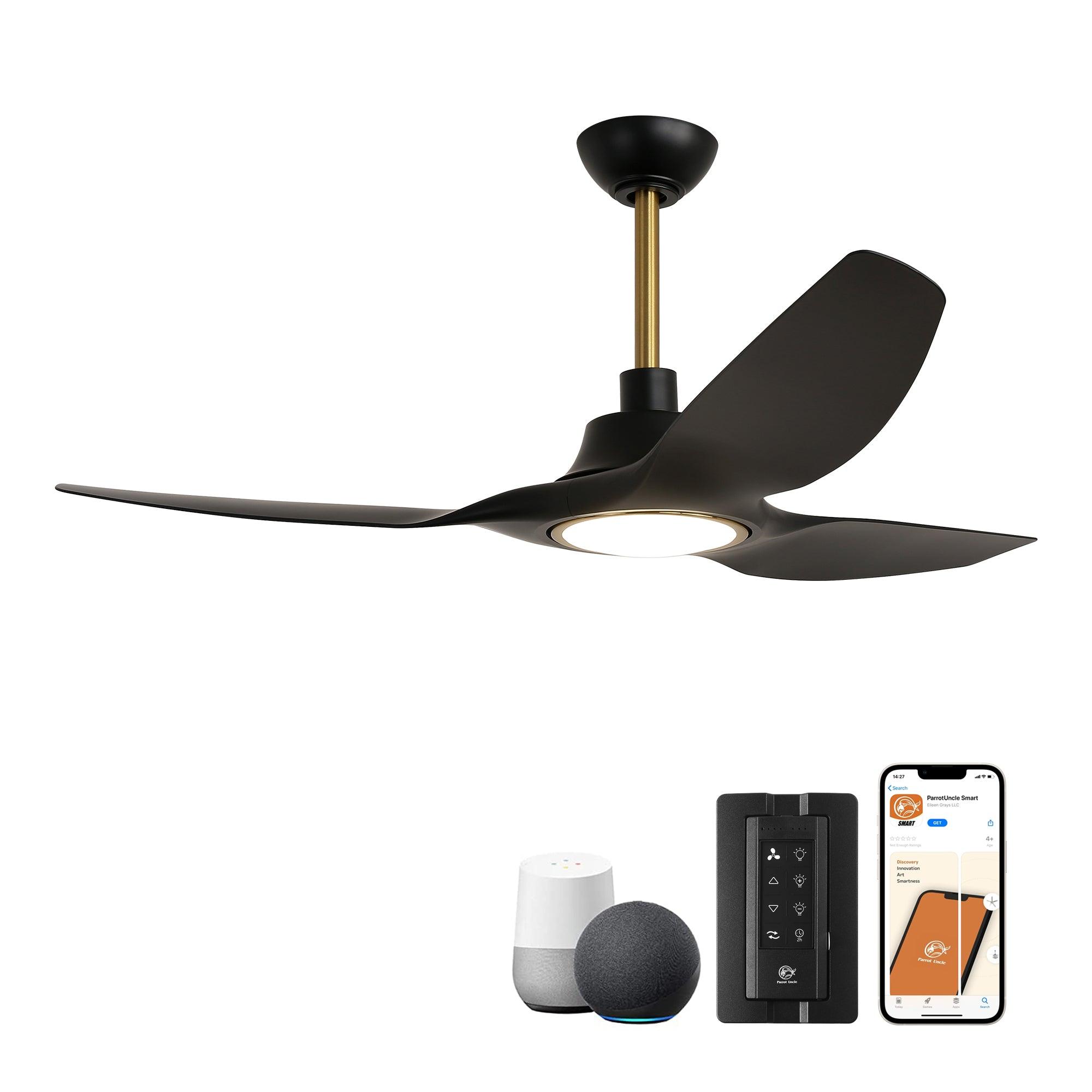 Ventilador inteligente moderno de 52