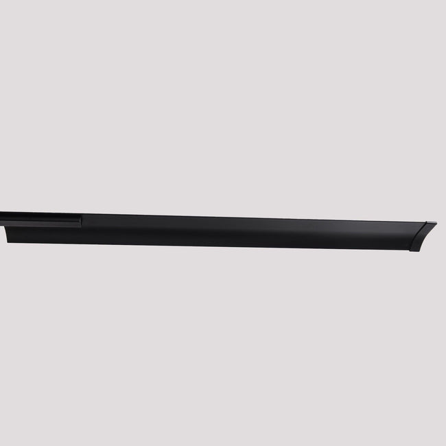 Ventilador de techo Padus negro de gran tamaño de 84 pulgadas y 100 pulgadas con iluminación regulable y control remoto