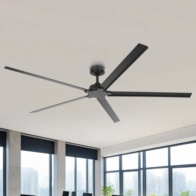 72 Inch 84 Inch Winni All-Aluminum IPX4 Outdoor Ceiling Fan with Remote Control